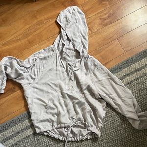 Lulu light long sleeve quarter zip hoodie cover up